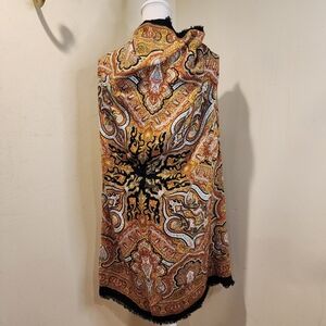 Multicolor Large  Paisley Scarf